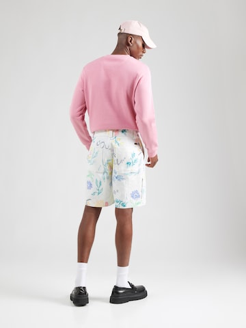 Soulland Loosefit Veckad byxa 'MARTY' i vit