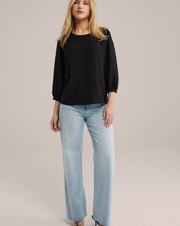 WE Fashion Bluse in Schwarz