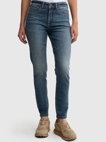 BIG STAR Tapered Jeans 'Maggie' in Blauw: voorkant