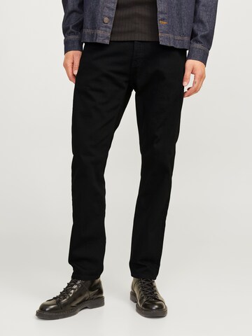 JACK & JONES Обычный Джинсы 'JJIMike JJOriginal' в Черный: спереди