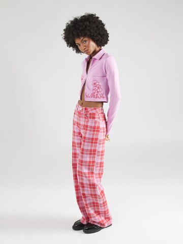 florence by mills exclusive for ABOUT YOUKardigan 'Mahonia' - roza boja