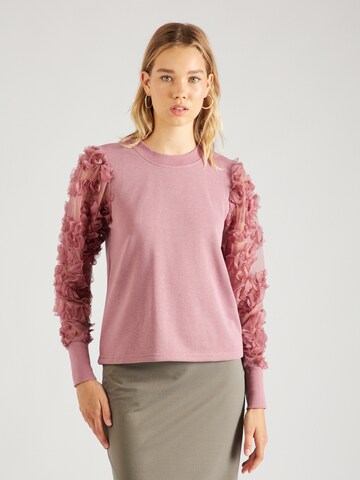 Sweat-shirt 'JDYFAIRVIEW' JDY en rose : devant