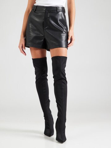MYLAVIE by Sarah Harrison Regular Broek in Zwart: voorkant