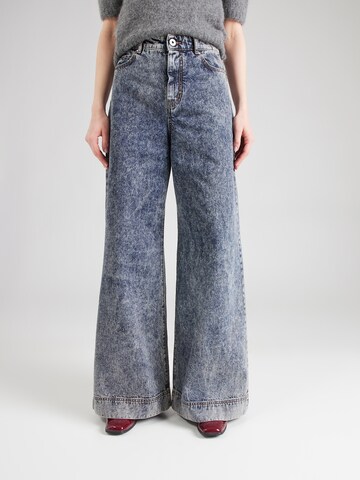 Weekend Max Mara Wide leg Jeans in Blauw: voorkant