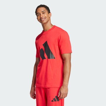 ADIDAS SPORTSWEAR Функциональная футболка 'Essentials' в Красный: спереди