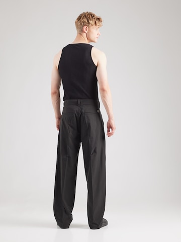 HUGO Loosefit Hose 'Riko253' in Schwarz