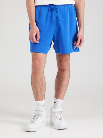 Nike Sportswear Свободный крой Штаны 'CLUB' в Синий: спереди