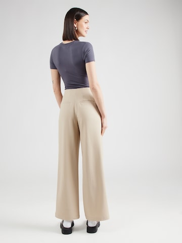 YAS Loosefit Lærredsbukser 'YASREEMA' i beige