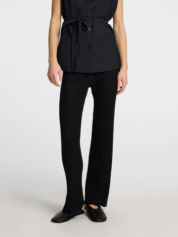 SELECTED FEMME Slim fit Trousers 'SLFAgny' in Black: front