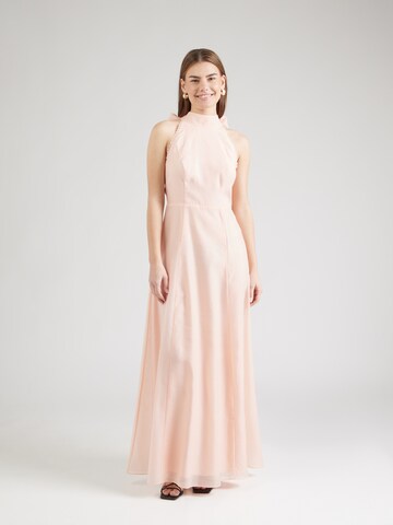 Robe de soirée True Decadence en orange : devant