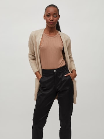 VILA Knit Cardigan 'VIRil' in Beige
