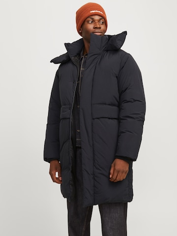 JACK & JONES Χειμερινό παλτό 'JPRCCBolton' σε μαύρο: μπροστά