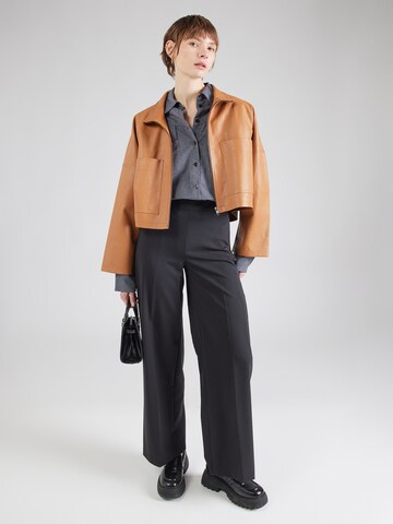 DRYKORN Wide leg Pleated Pants 'Before' in Black