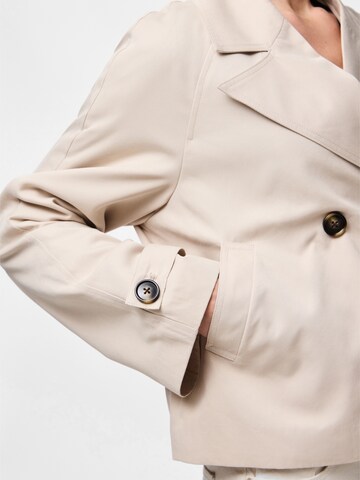 PIECES Between-seasons coat 'PCScarlett' in Grey