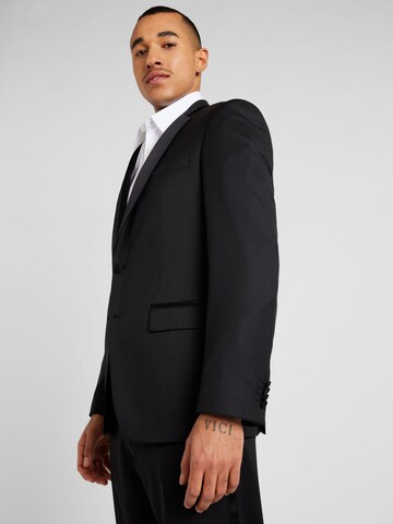 BOSS - Ajuste regular Chaqueta saco en negro