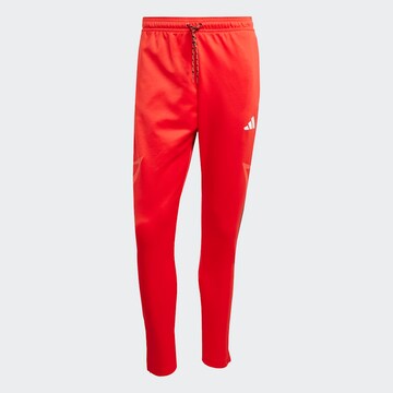 ADIDAS SPORTSWEAR Sports trousers 'House of Tiro' in Red: front