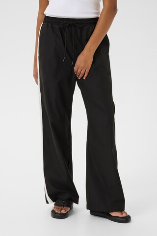 Wide leg Pantaloni 'KAVanessa' de la Kaffe pe negru: față