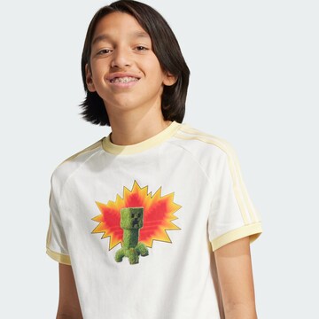 ADIDAS ORIGINALS Футболка 'Adidas Originals x Minecraft' в Белый