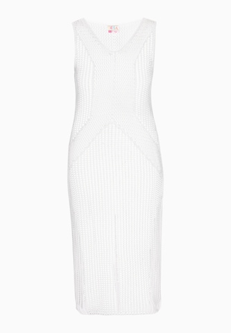 IZIA Knit dress in White: front