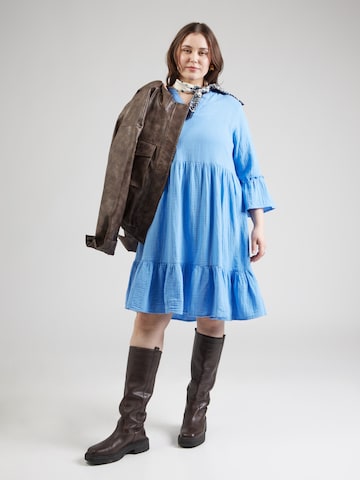 ONLY Carmakoma Kleid 'CARTHYRA' in Blau: Vorderseite