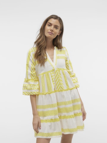 VERO MODA Kleid 'DICTHE' in Gelb: Vorderseite