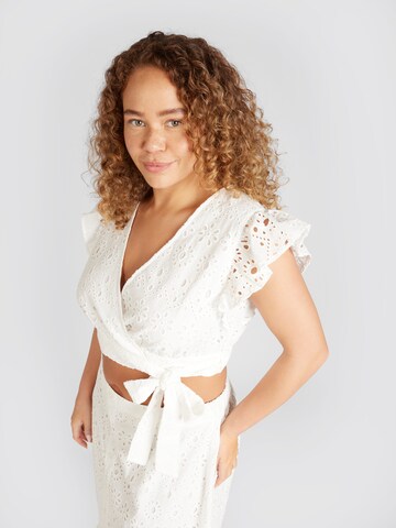 CITA MAASS - Blusa 'Rita' en blanco: frente