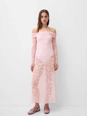 Bershka Šaty – pink: přední strana
