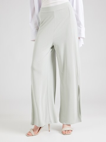 Wide Leg Pantalon 'Caro' ABOUT YOU en vert : devant