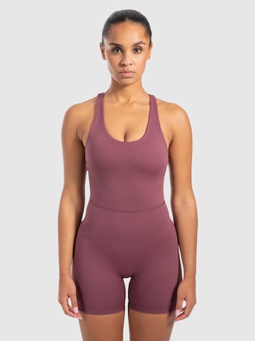 Smilodox Jumpsuit ' Aleyna ' in Lila: voorkant