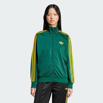 Veste de survêtement 'Adicolor Classic Firebird' ADIDAS ORIGINALS en vert : devant