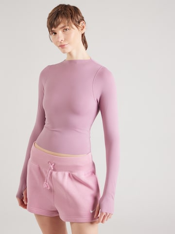 NIKE Funkcionális felső - lila: elől