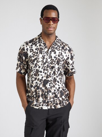 Only & Sons Regular fit Overhemd 'ONSROCKET' in Wit: voorkant