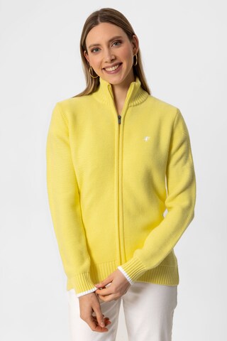 DENIM CULTURE - Cárdigan 'DINA' en amarillo
