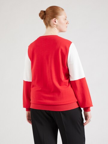 Sweat-shirt 'CARHarper' ONLY Carmakoma en rouge