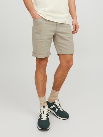 Regular Jean 'Rick Original' JACK & JONES en gris : devant
