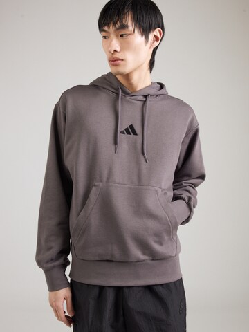 Sweat de sport 'Feelcozy' ADIDAS SPORTSWEAR en gris : devant