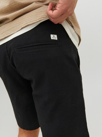 JACK & JONES Regular Chino trousers 'JPSTDave' in Black