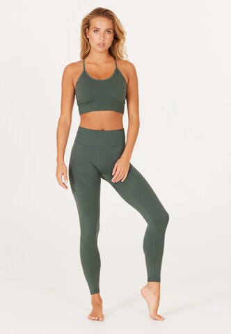 Athlecia Skinny Sporthose 'Nagar' in Grün: Vorderseite