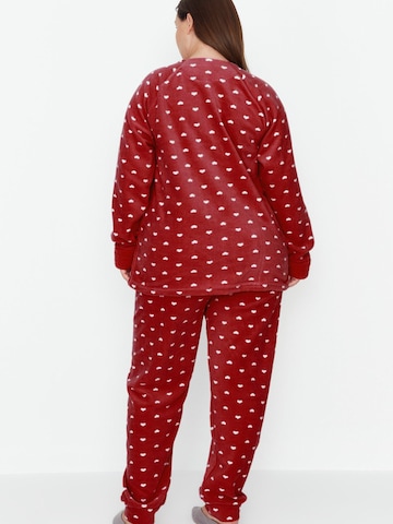 Pigiama di Trendyol Curve in rosso