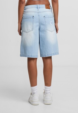 Karl Kani Flared Broek in Blauw