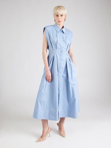 Copenhagen Muse Blousejurk 'SHIRLEY' in Blauw: voorkant