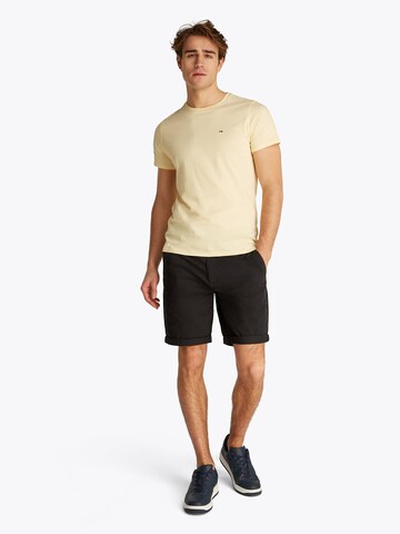 Tommy Jeans Слим Брюки-чинос 'SCANTON' в Черный