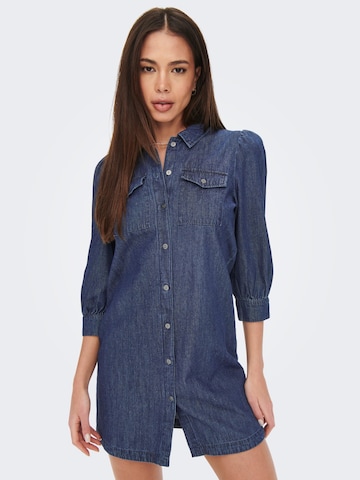 Abito camicia 'Felica' di ONLY in blu: frontale