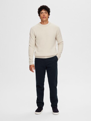 SELECTED HOMME Sweater 'Dane' in Beige