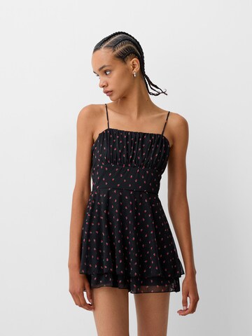 Bershka Jumpsuit in Grijs: voorkant