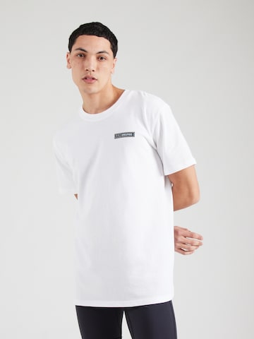 UNDER ARMOUR - Camiseta funcional en blanco: frente