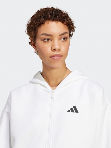 ADIDAS SPORTSWEAR Αθλητική ζακέτα φούτερ 'Future Icons' σε λευκό