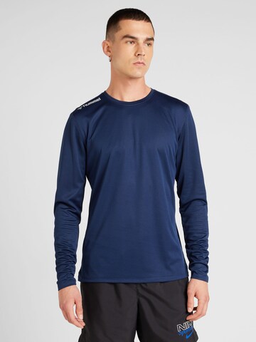 Hummel Functioneel shirt in Blauw: voorkant