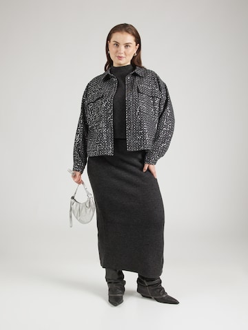 PIECES Curve Between-season jacket 'PCROBERTA' in Grey