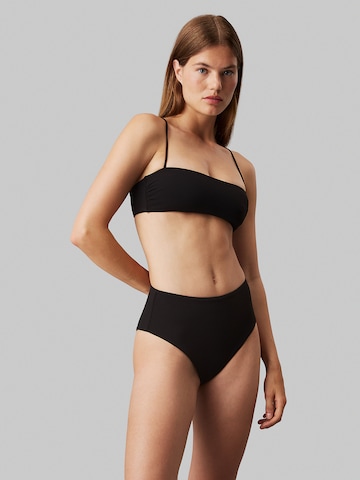 Calvin Klein Swimwear Bandeau Bikini top in Black